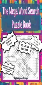 Cover for The Ultimate Mega Word Search Collection: 100 Premium Large Print Puzzles | Essential Brain Training Games for Adults & Teens